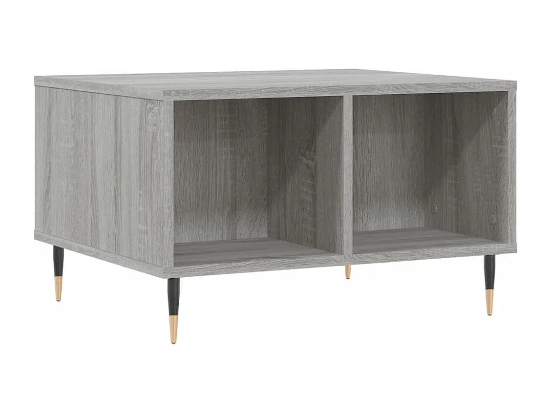 Table basse Sonoma gris 60x50x36,5 Bois d'ingénierie