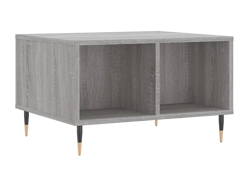 Table basse Sonoma gris 60x50x36,5 Bois d'ingénierie