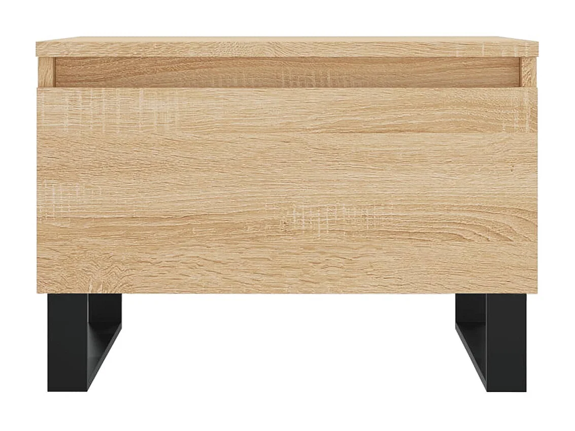 Tables basses 2 pcs chêne sonoma 50x46x35 bois d'ingénierie