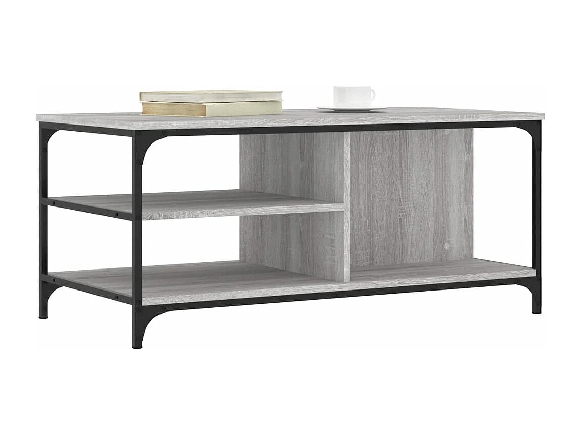 Table basse Sonoma gris 100x50x45 Bois d'ingénierie