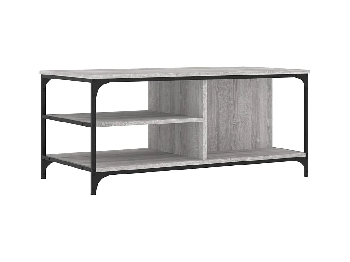 Table basse Sonoma gris 100x50x45 Bois d'ingénierie