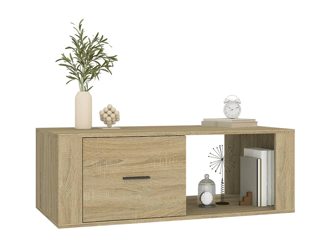 Table basse Chêne sonoma 100x50,5x35 Bois d'ingénierie