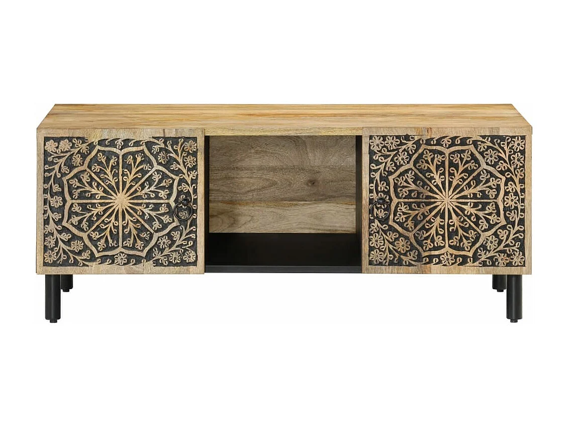 Table basse 100x54x40 bois de manguier massif