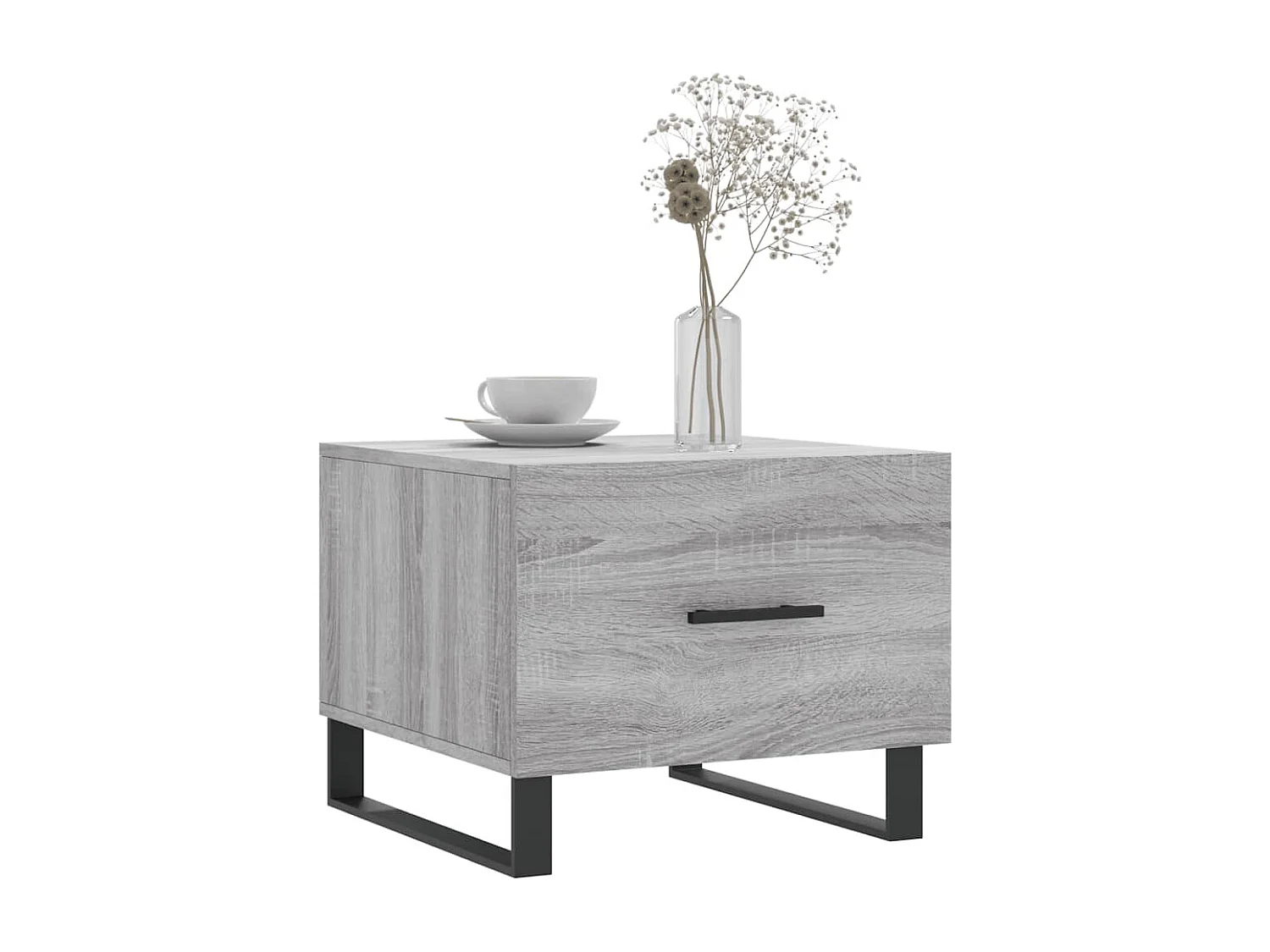 Table basse Sonoma gris 50x50x40 Bois d'ingénierie