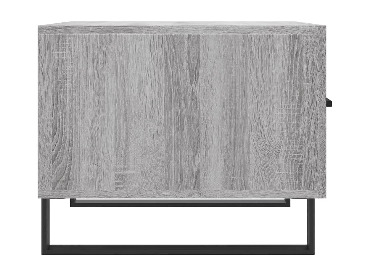 Table basse Sonoma gris 50x50x40 Bois d'ingénierie