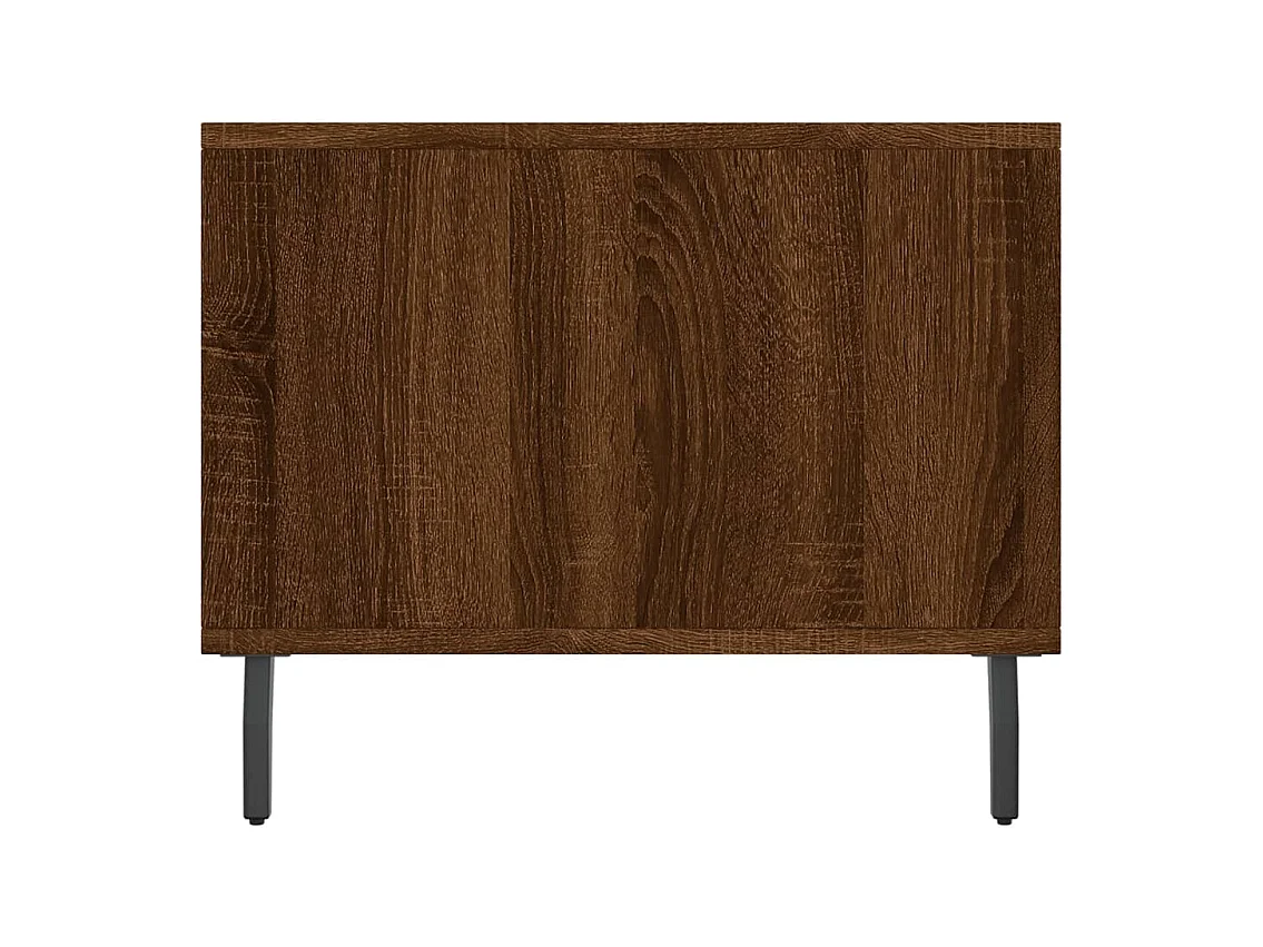 Table basse chêne marron 90x50x40 bois d'ingénierie