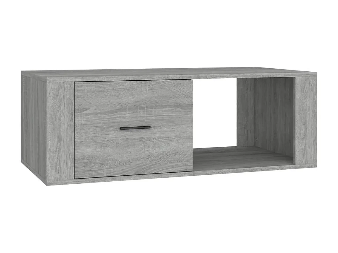 Table basse Sonoma gris 100x50,5x35 Bois d'ingénierie
