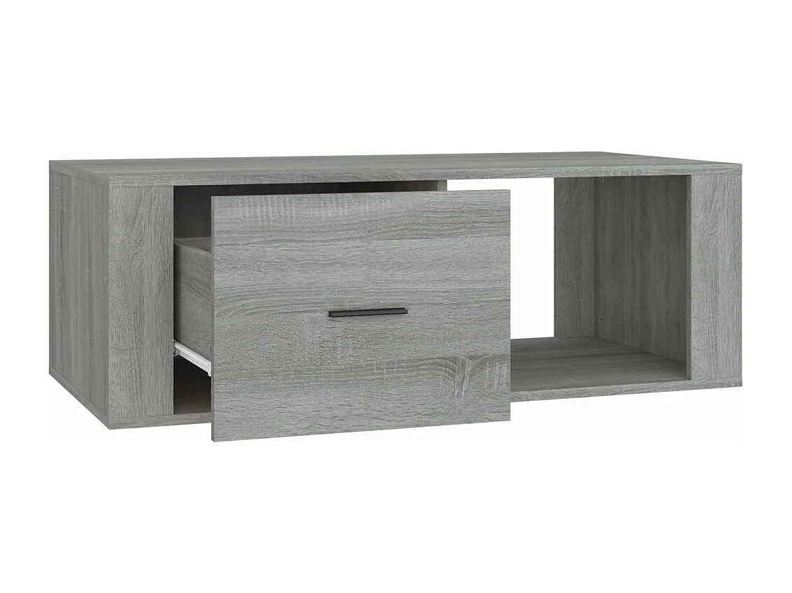 Table basse Sonoma gris 100x50,5x35 Bois d'ingénierie