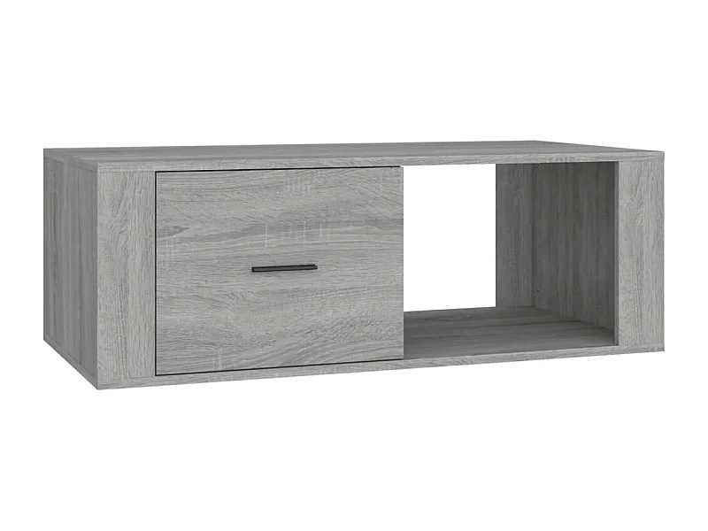 Table basse Sonoma gris 100x50,5x35 Bois d'ingénierie