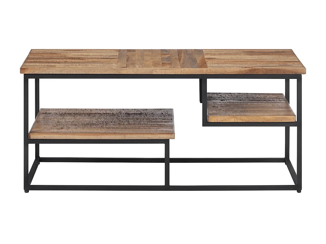 Table basse 90x50x39 teck de récupération massif