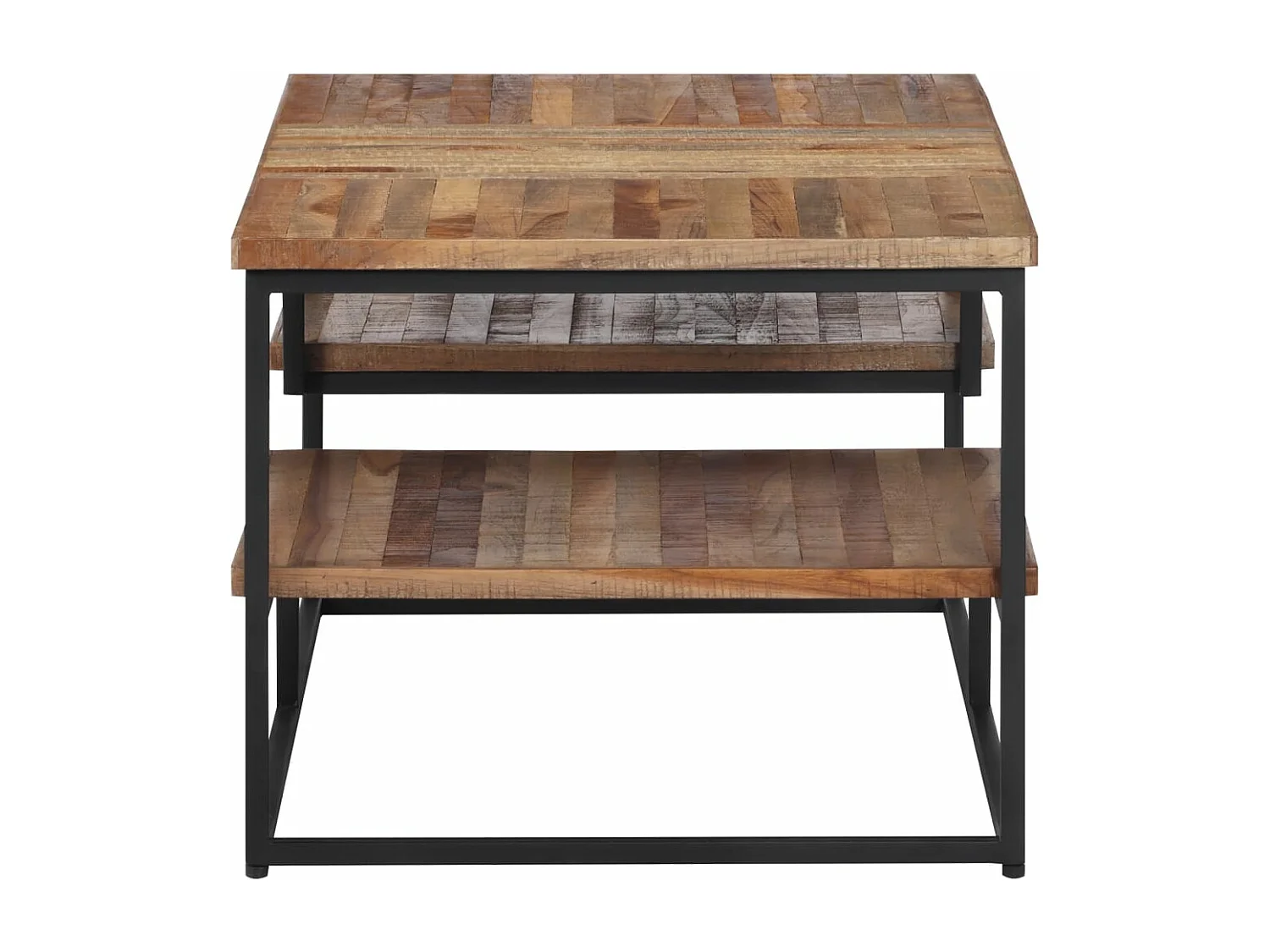 Table basse 90x50x39 teck de récupération massif