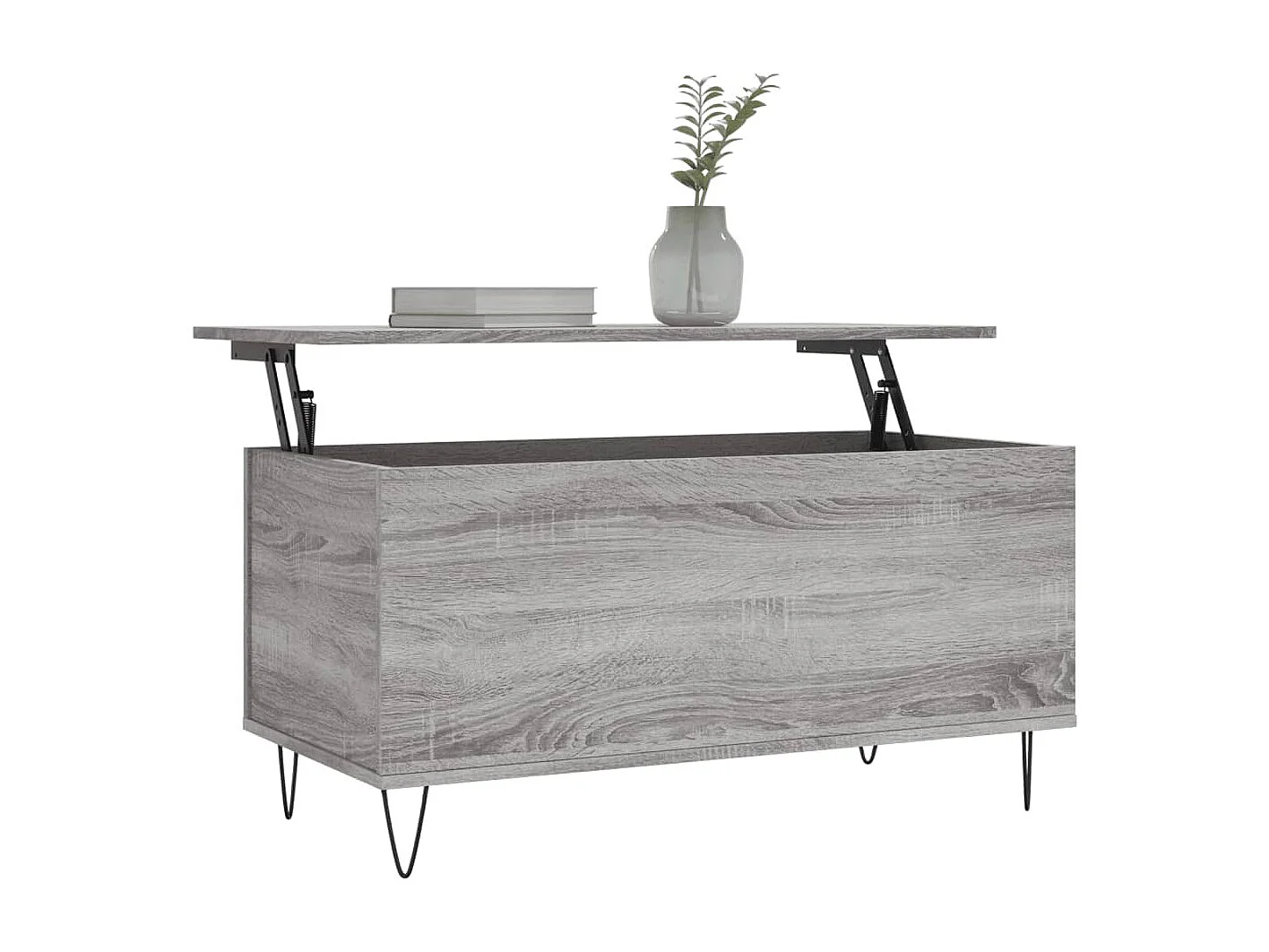 Table basse Sonoma gris 90x44,5x45 Bois d'ingénierie