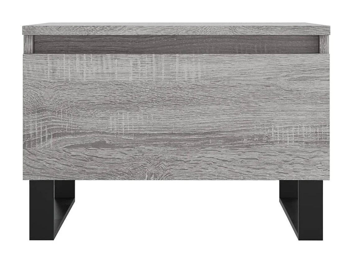 Tables basses 2 pcs sonoma gris 50x46x35 bois d'ingénierie