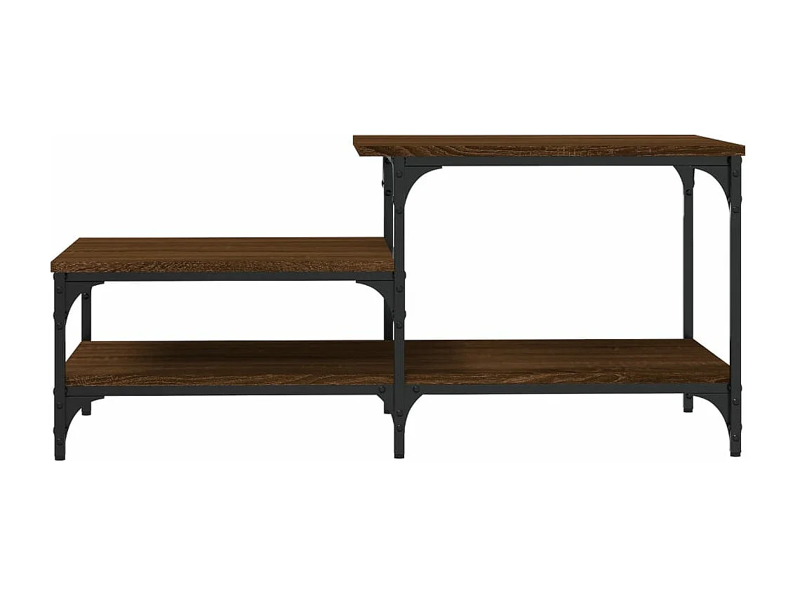 Table basse chêne marron 100x50,5x45 bois d'ingénierie