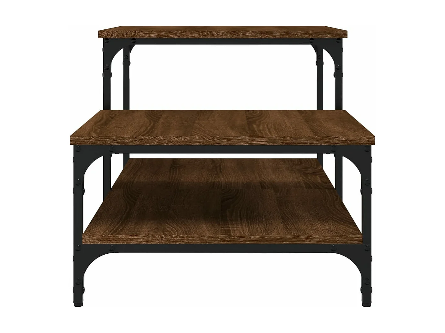 Table basse chêne marron 100x50,5x45 bois d'ingénierie