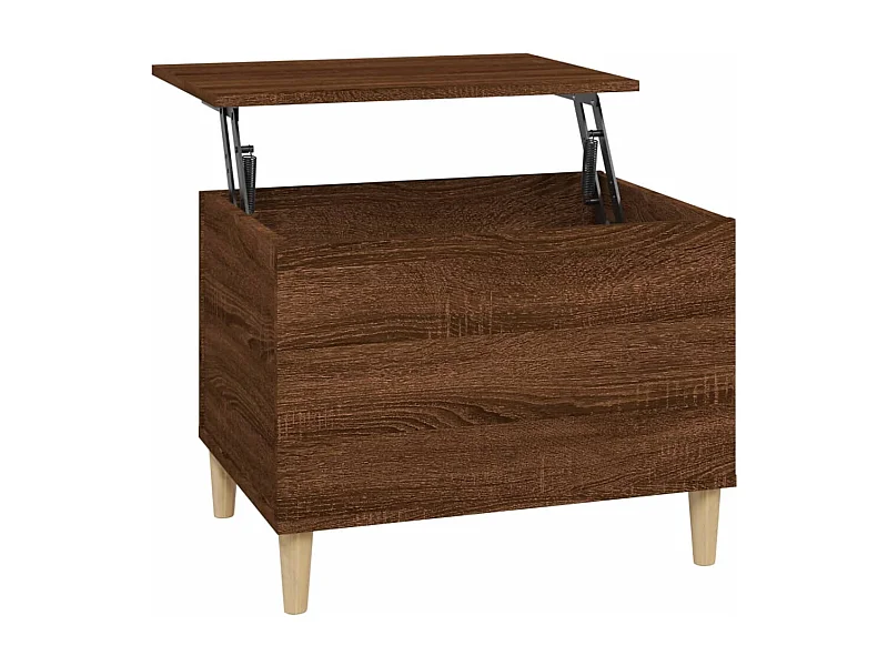 Table basse Chêne marron 60x44,5x45 Bois d'ingénierie
