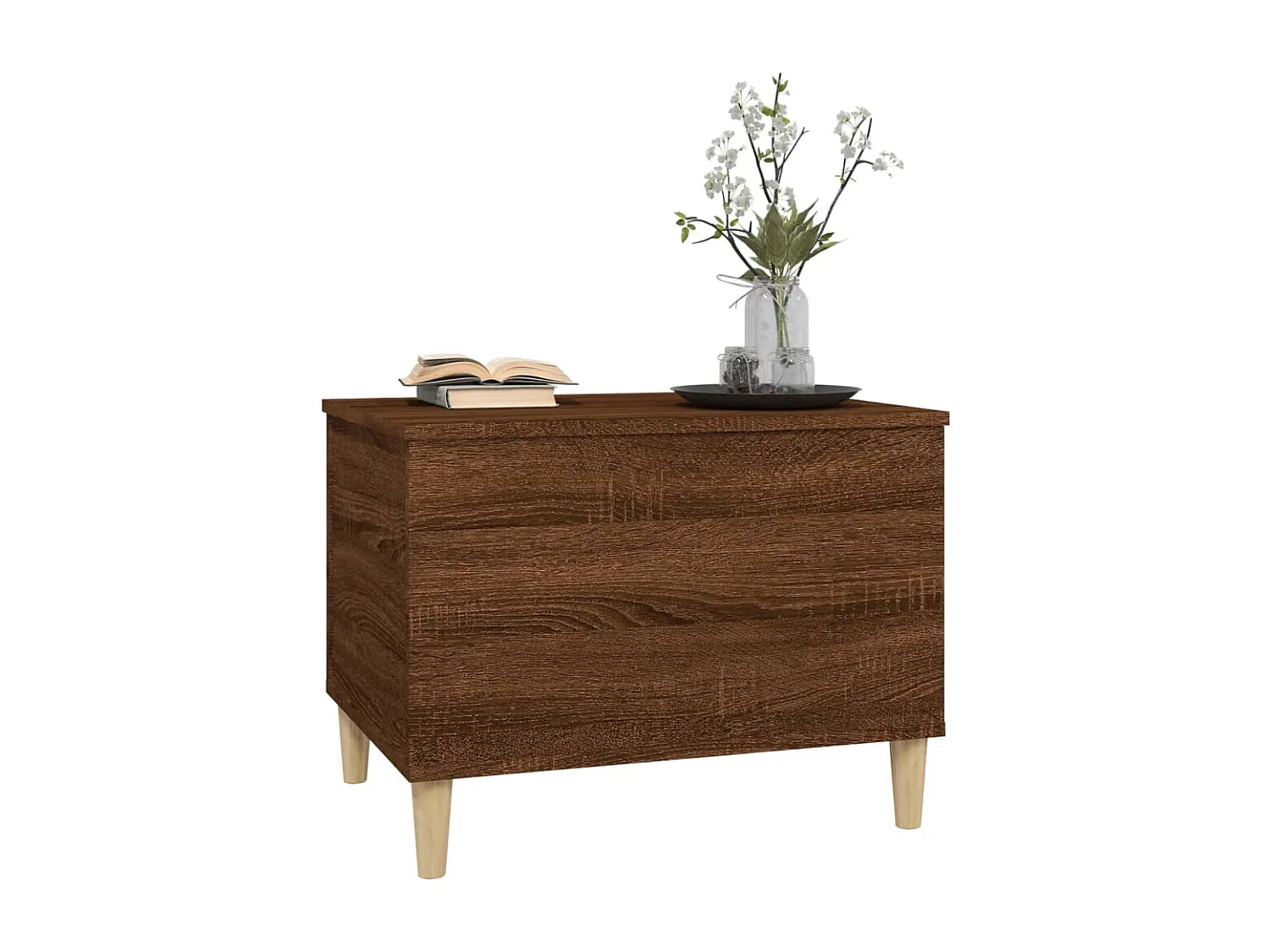 Table basse Chêne marron 60x44,5x45 Bois d'ingénierie