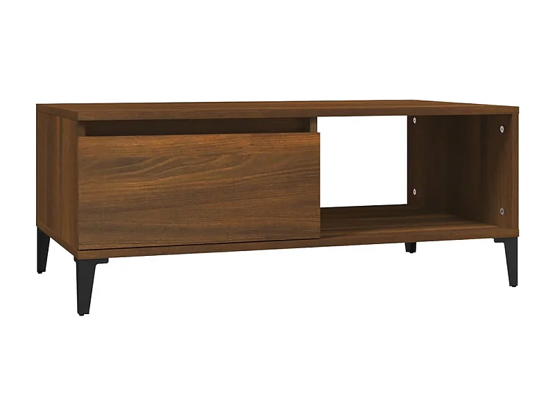 Table basse Chêne marron 90x50x36,5 Bois d'ingénierie