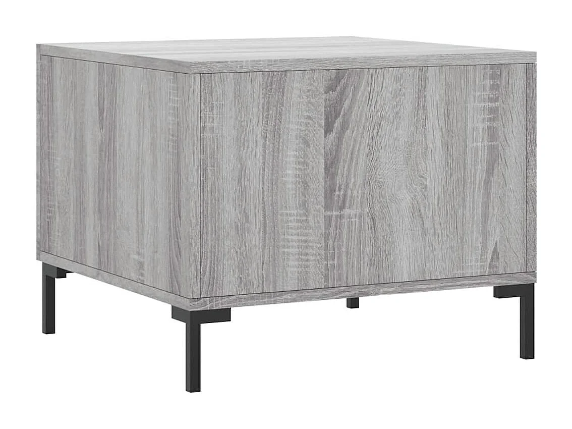 Table basse Sonoma gris 50x50x40 Bois d'ingénierie