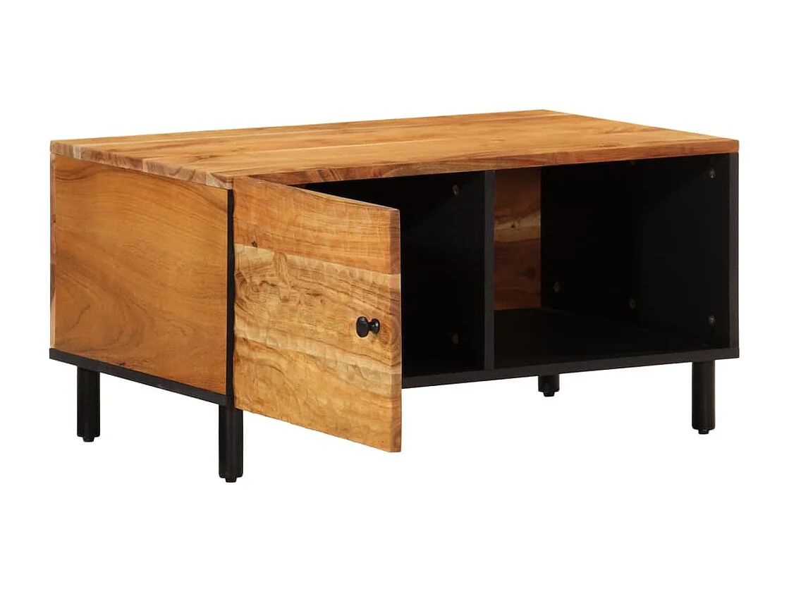 Table basse 80x50x40 bois massif d'acacia