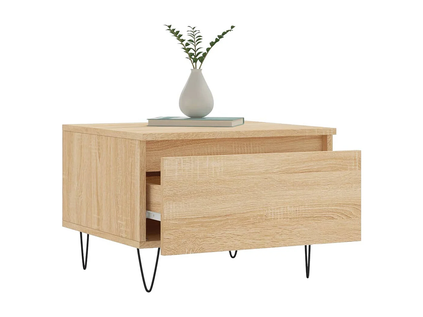 Table basse chêne sonoma 50x46x35 bois d'ingénierie