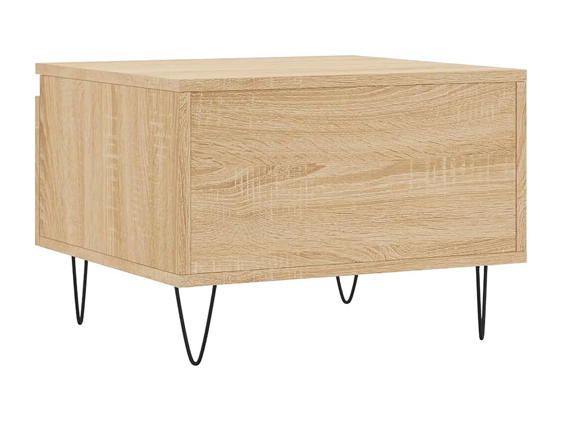 Table basse chêne sonoma 50x46x35 bois d'ingénierie