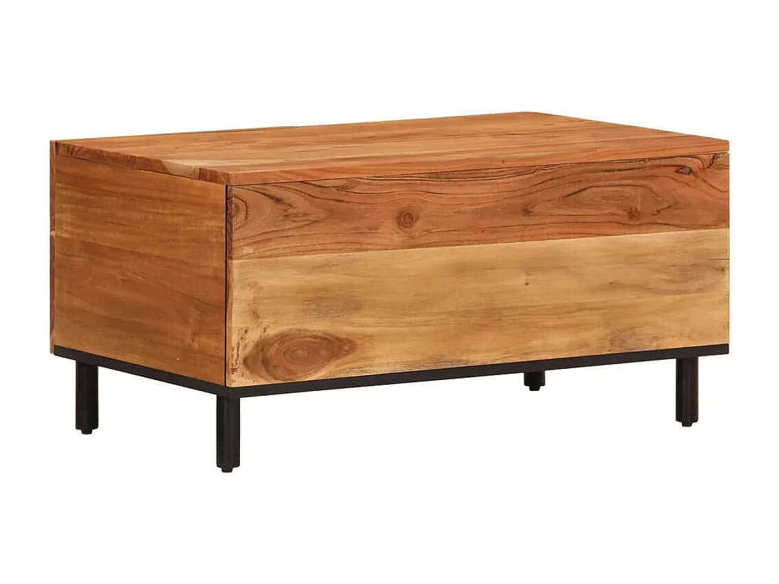 Table basse 80x50x40 bois massif d'acacia