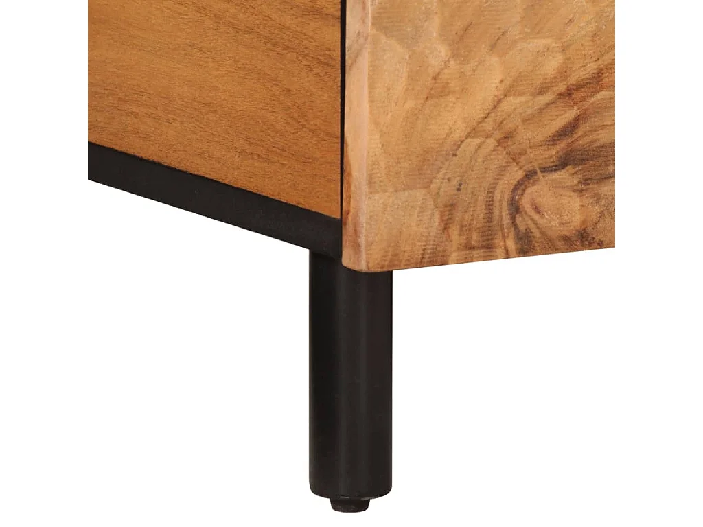 Table basse 80x50x40 bois massif d'acacia