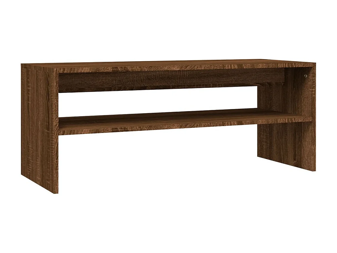 Table basse Chêne marron 100x40x40 Bois d'ingénierie