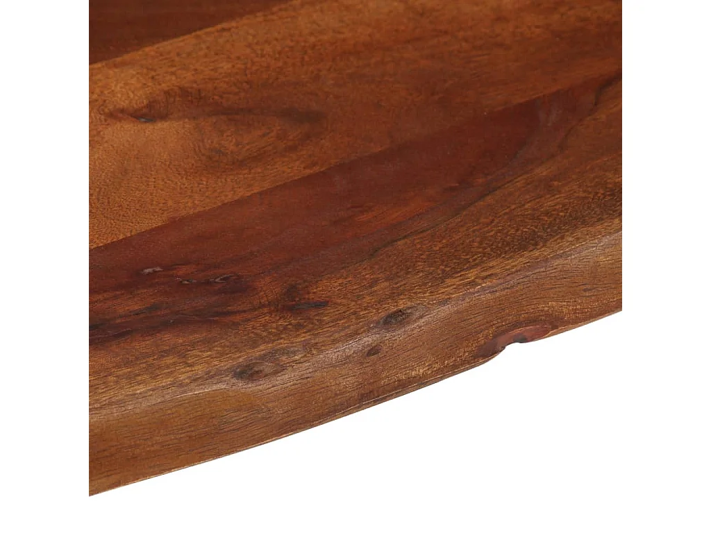 Table basse marron miel 110x55x40 bois massif d'acacia