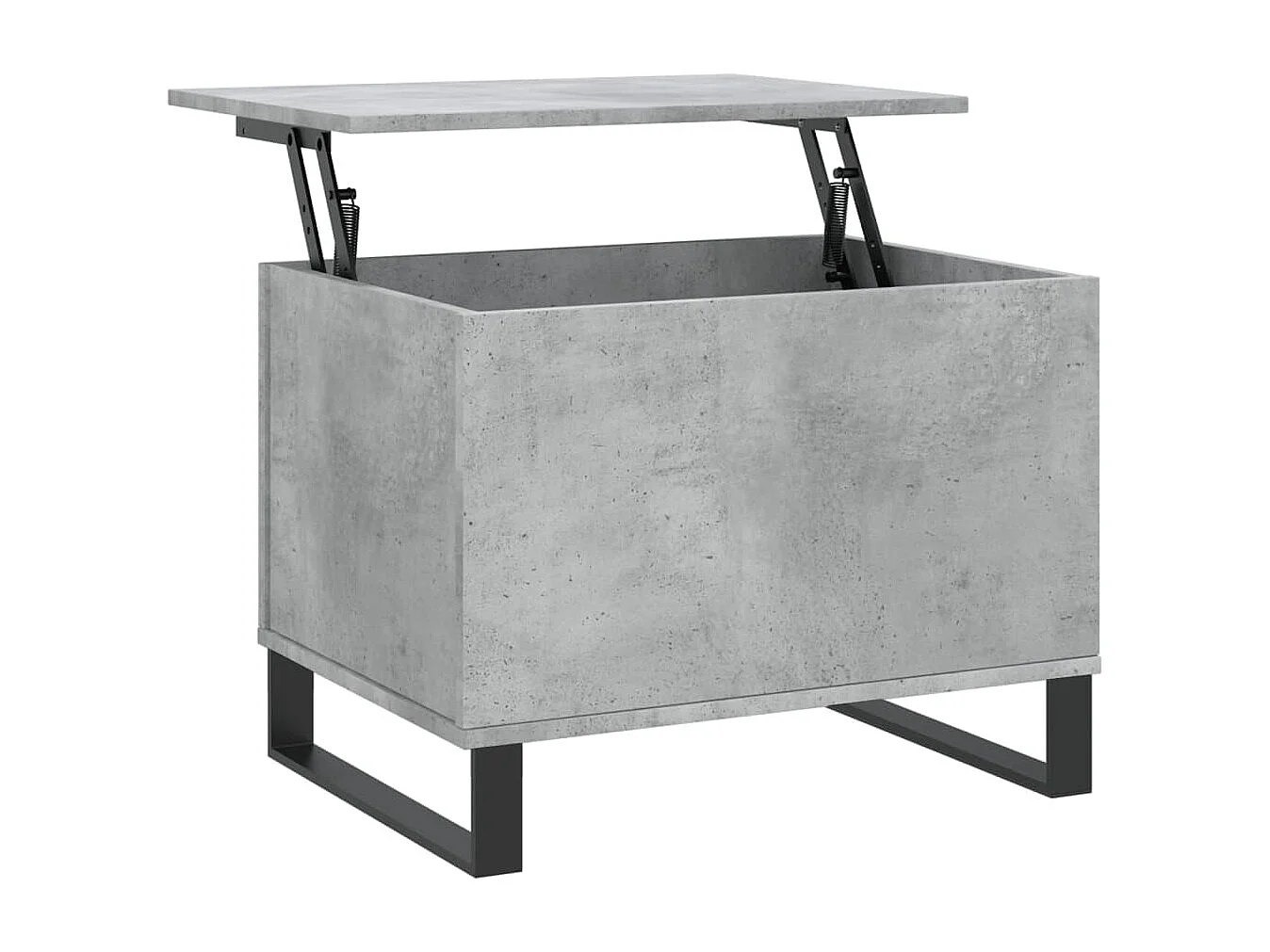 Table basse Gris béton 60x44,5x45 Bois d'ingénierie