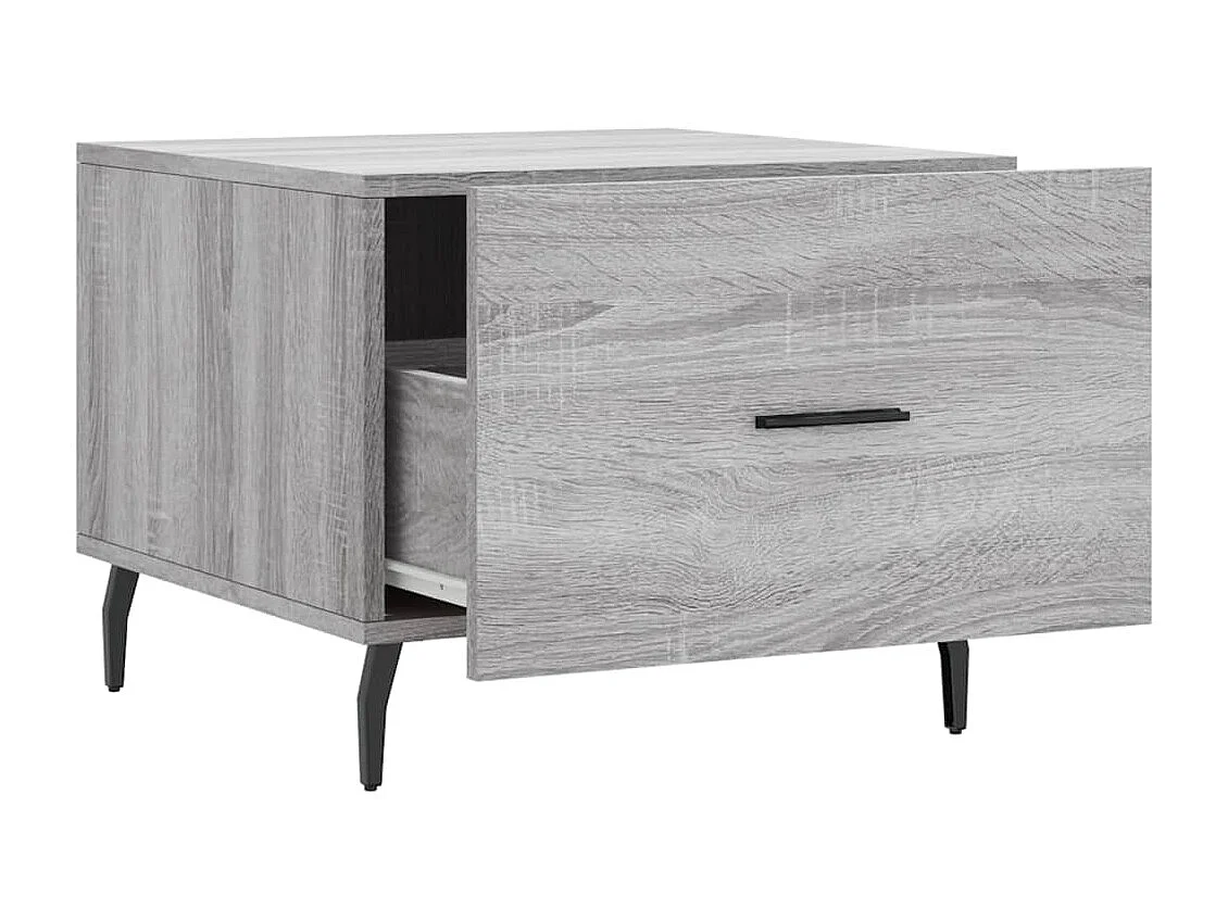 Tables basses 2 pcs sonoma gris 50x50x40 bois d'ingénierie
