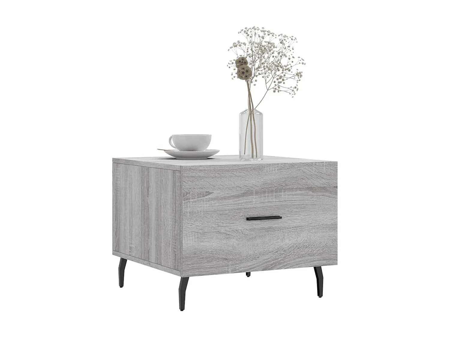 Tables basses 2 pcs sonoma gris 50x50x40 bois d'ingénierie