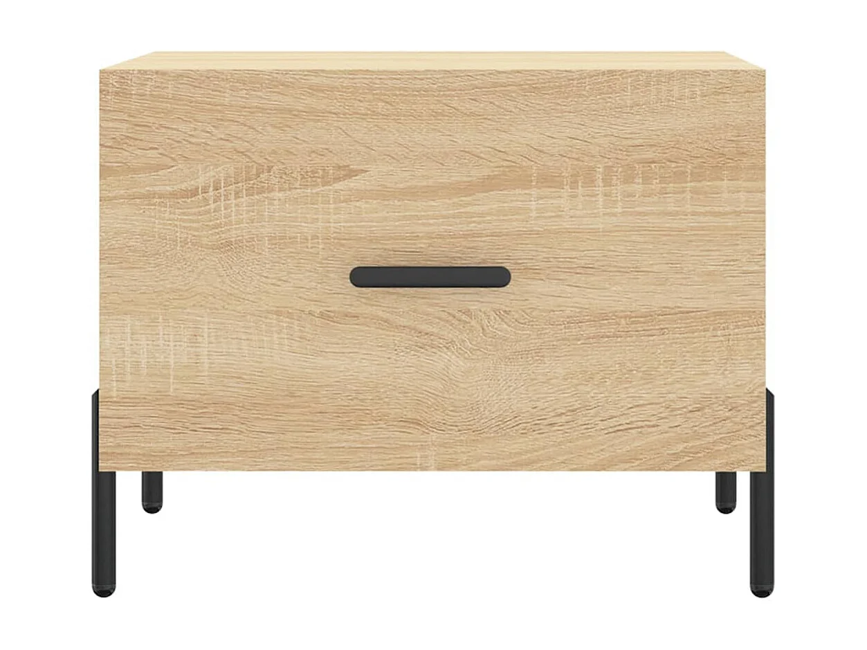 Table basse Chêne sonoma 50x50x40 Bois d'ingénierie