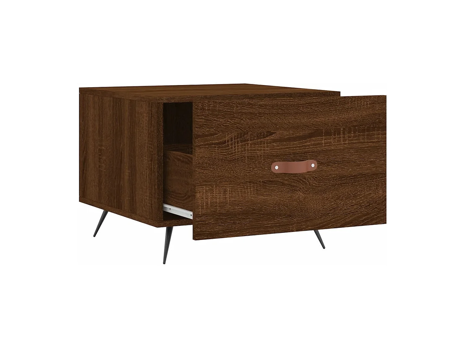 Table basse Chêne marron 50x50x40 Bois d'ingénierie