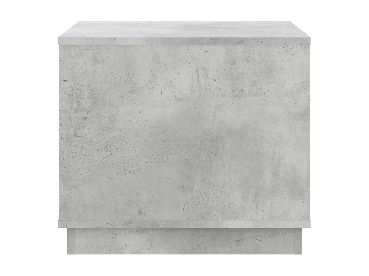 Table basse gris béton 51x50x44 bois d'ingénierie