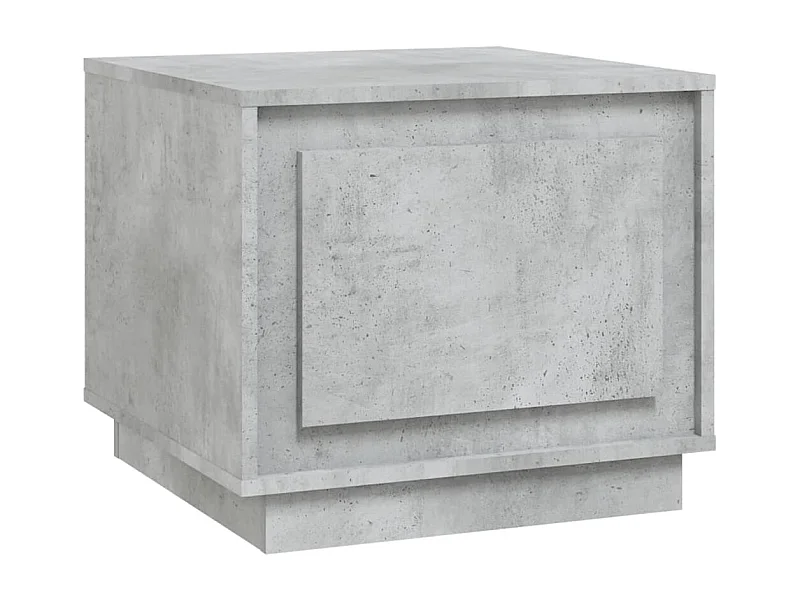 Table basse gris béton 51x50x44 bois d'ingénierie