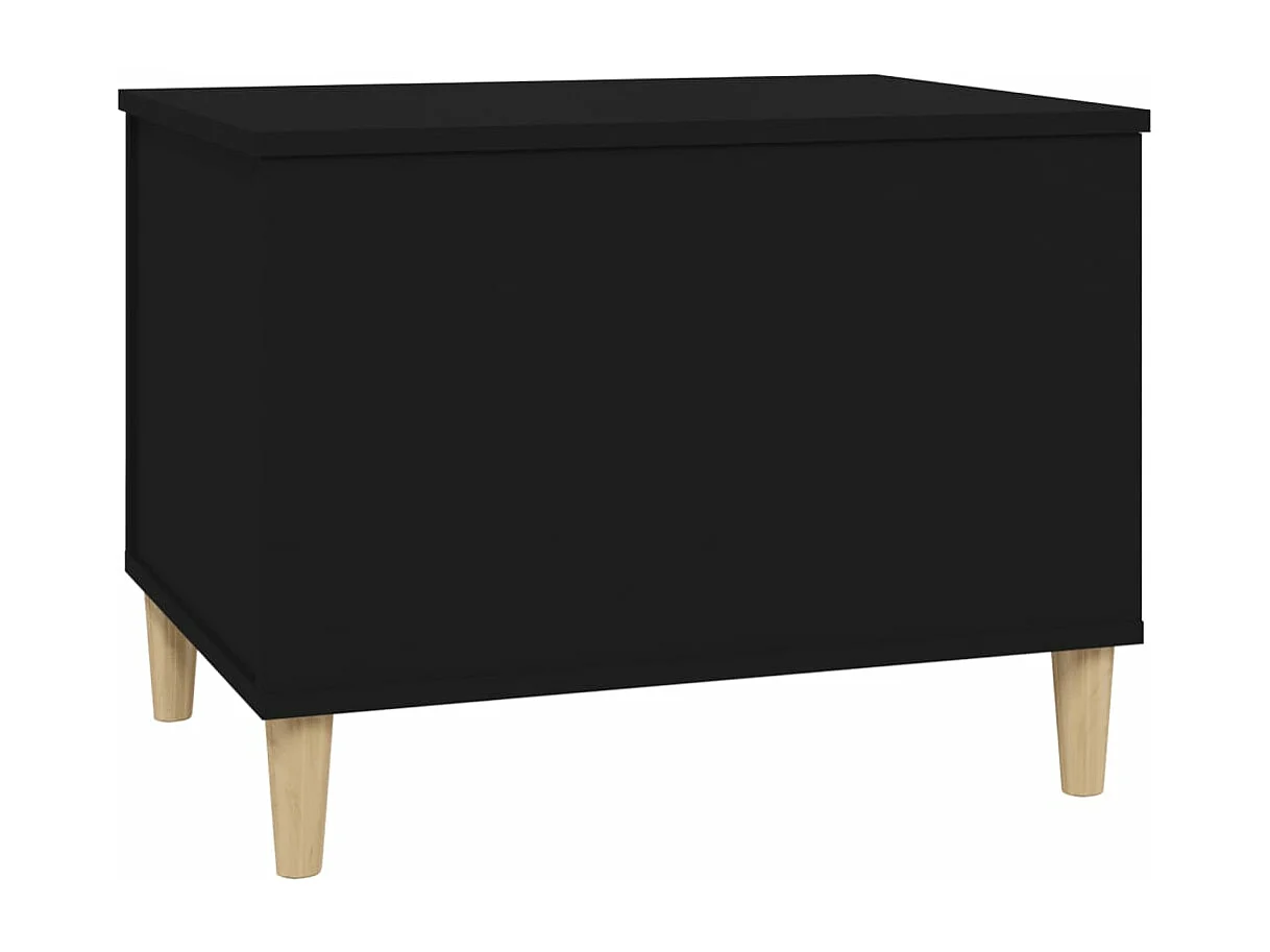 Table basse Noir 60x44,5x45 Bois d'ingénierie
