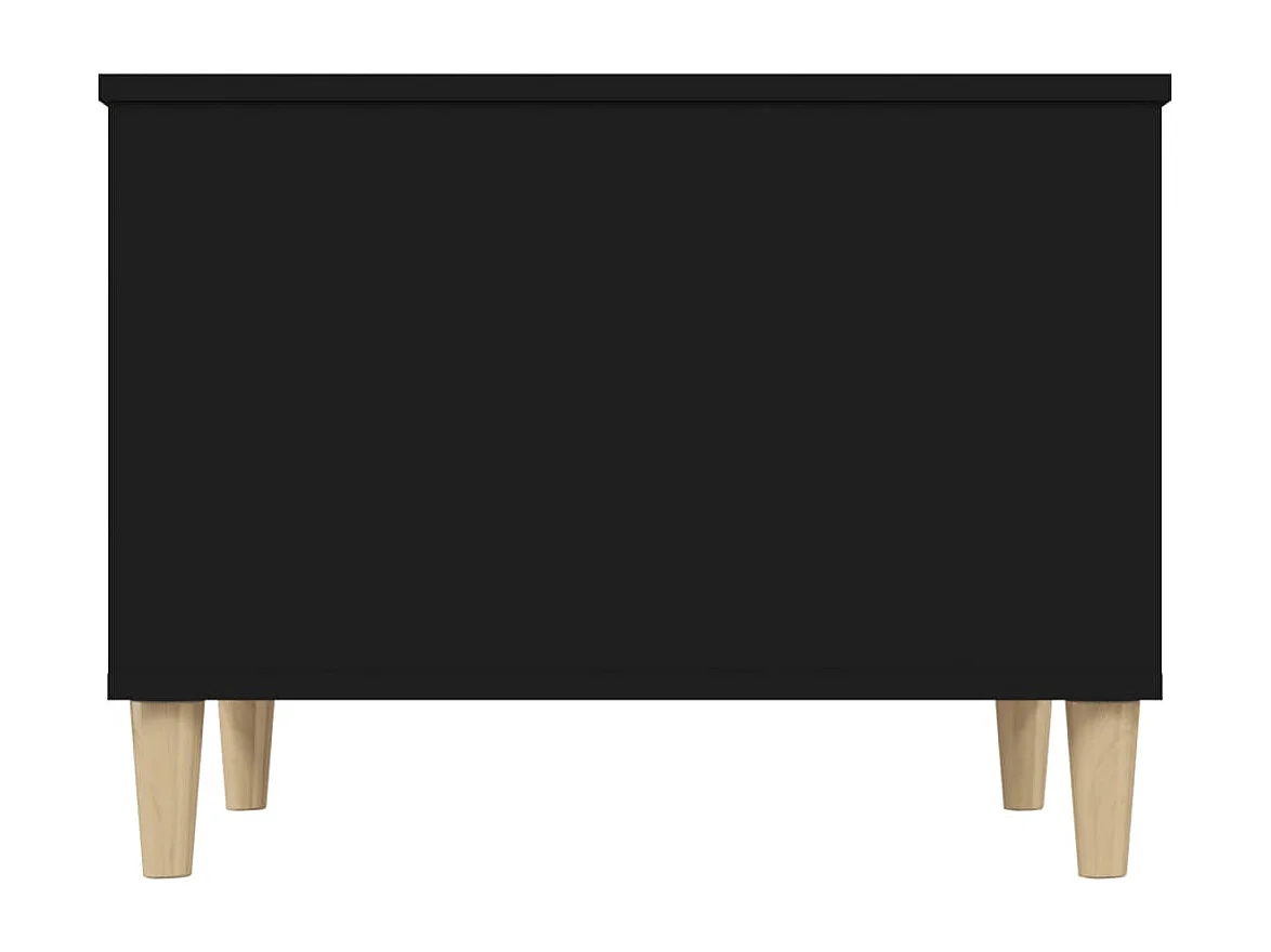 Table basse Noir 60x44,5x45 Bois d'ingénierie