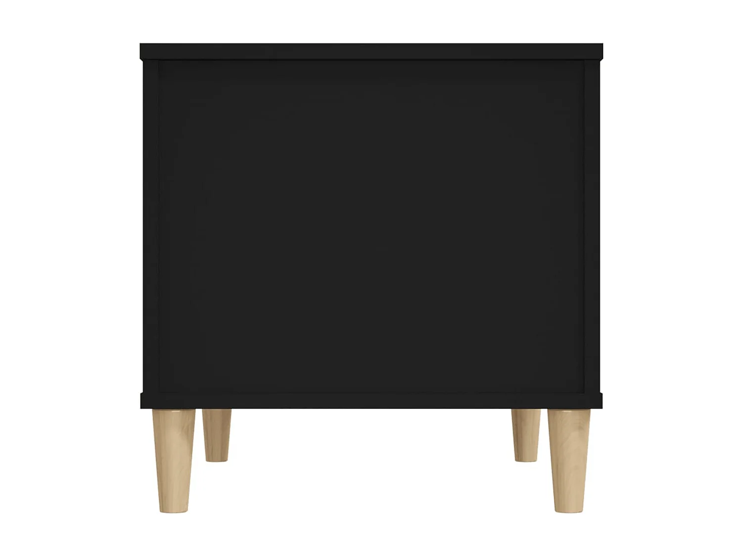 Table basse Noir 60x44,5x45 Bois d'ingénierie