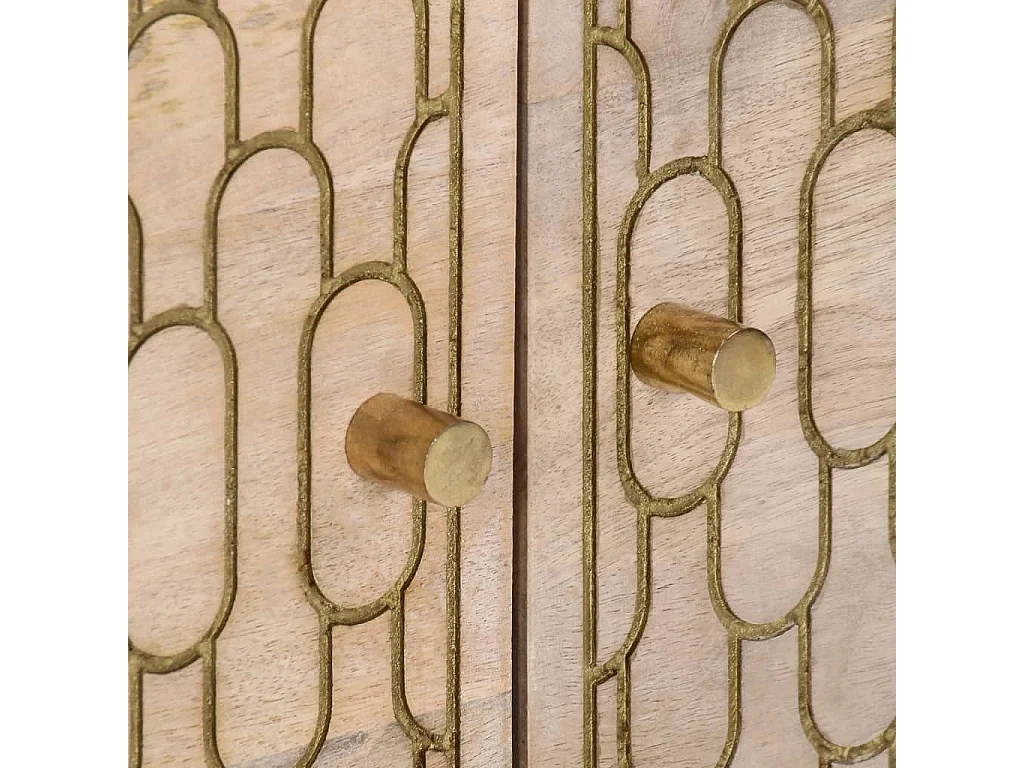 Table basse 80x50x40 bois de manguier massif