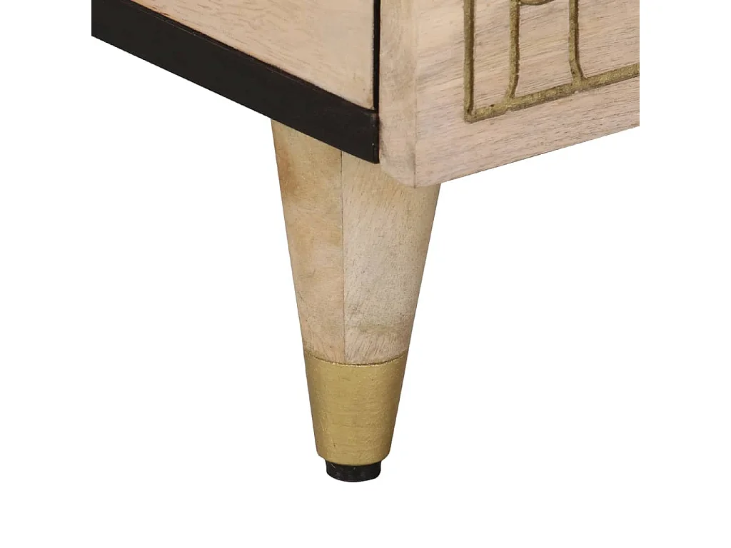 Table basse 80x50x40 bois de manguier massif