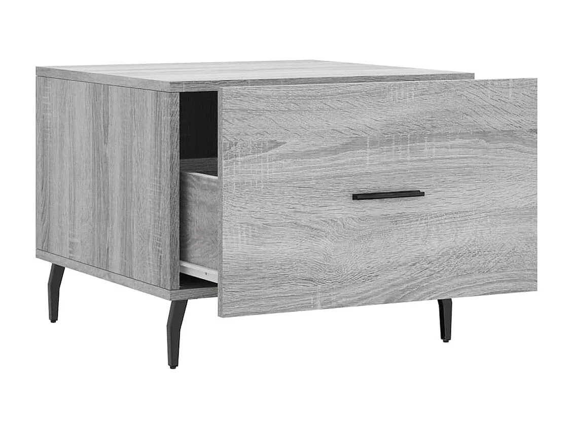 Table basse Sonoma gris 50x50x40 Bois d'ingénierie