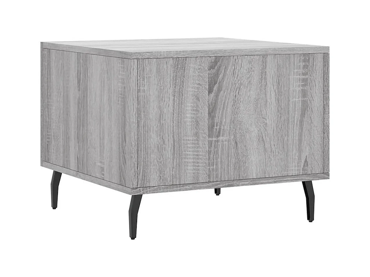 Table basse Sonoma gris 50x50x40 Bois d'ingénierie