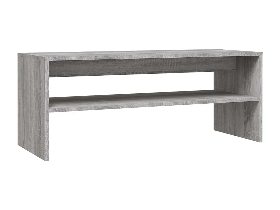 Table basse Sonoma gris 100x40x40 Bois d'ingénierie