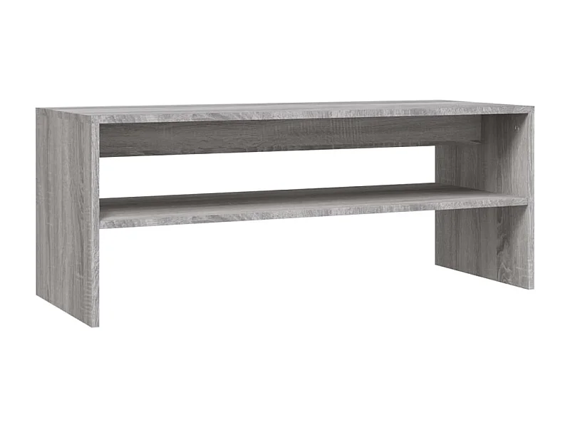 Table basse Sonoma gris 100x40x40 Bois d'ingénierie