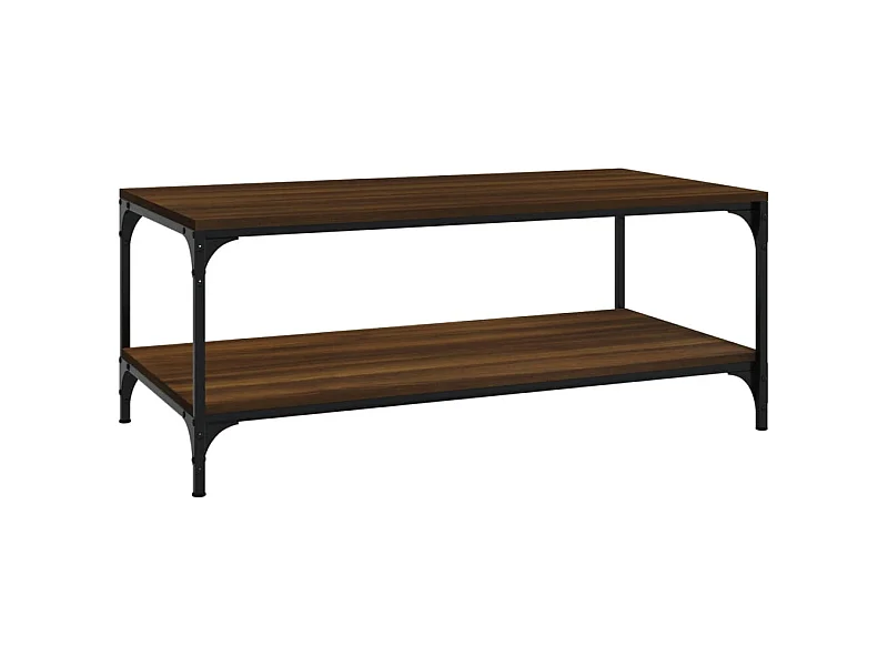 Table basse Chêne marron 80x50x40 Bois d'ingénierie