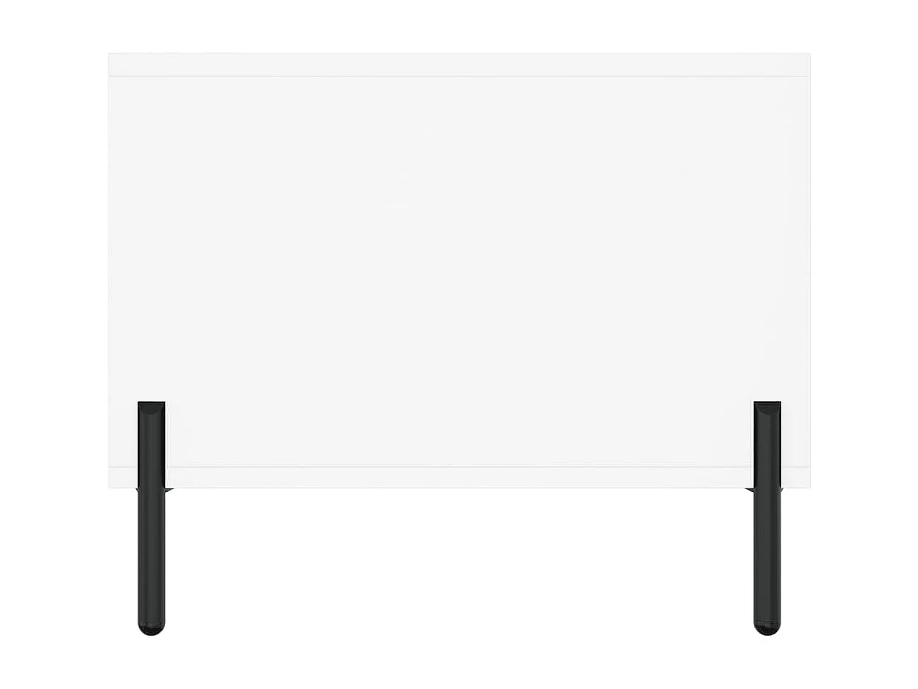 Table basse blanc 102x50x40 bois d'ingénierie