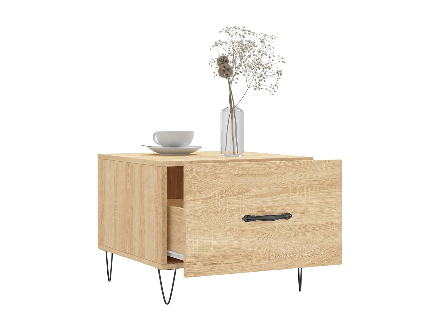 Table basse Chêne sonoma 50x50x40 Bois d'ingénierie