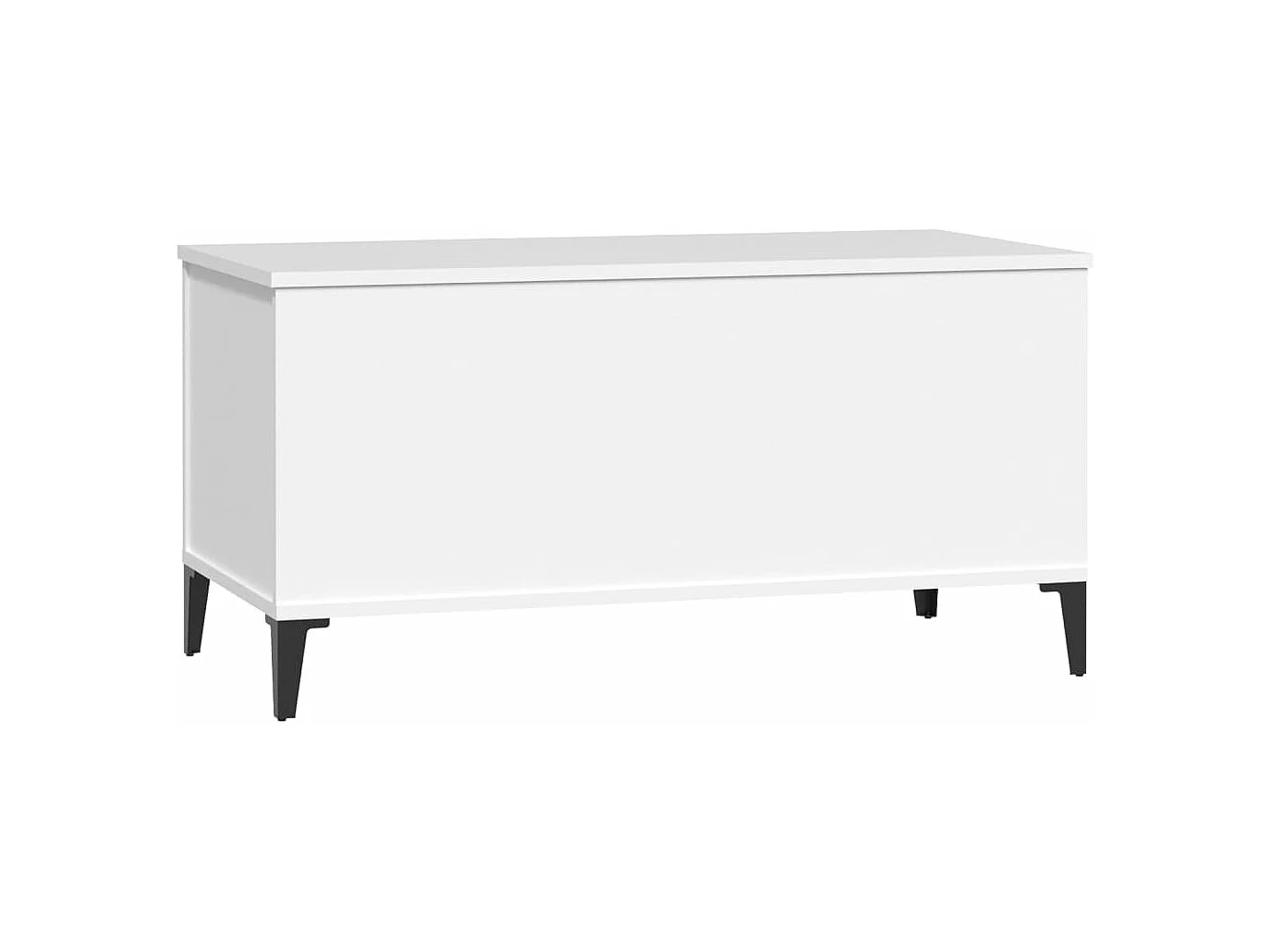 Table basse Blanc 90x44,5x45 Bois d'ingénierie